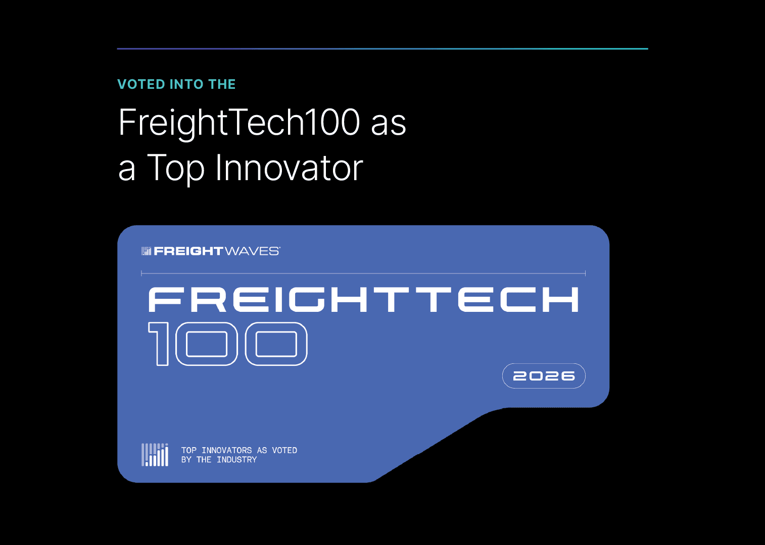 Triumph voted into FreightTech100 as a top innovator