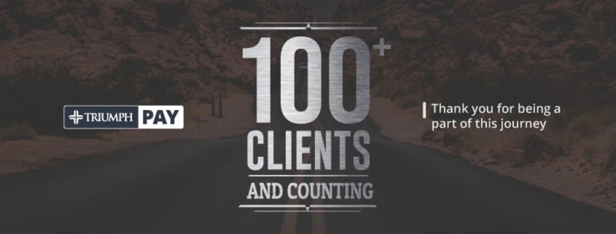Image for TriumphPay Surpasses 100 clients